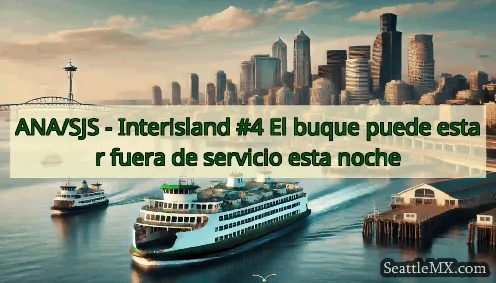 ANA/SJS - Interisland #4 El buque puede estar