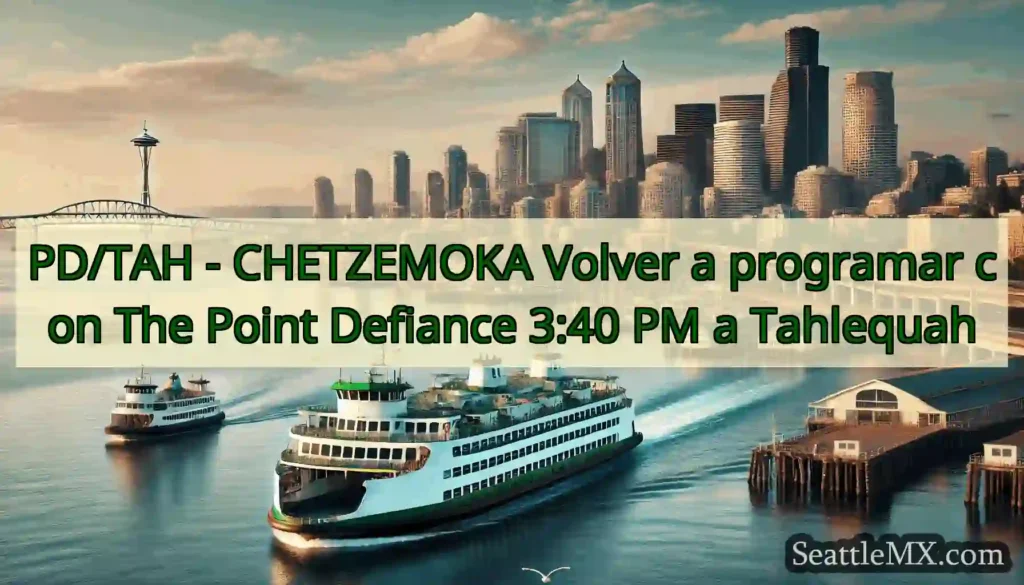 PD/TAH - CHETZEMOKA Volver a programar con The