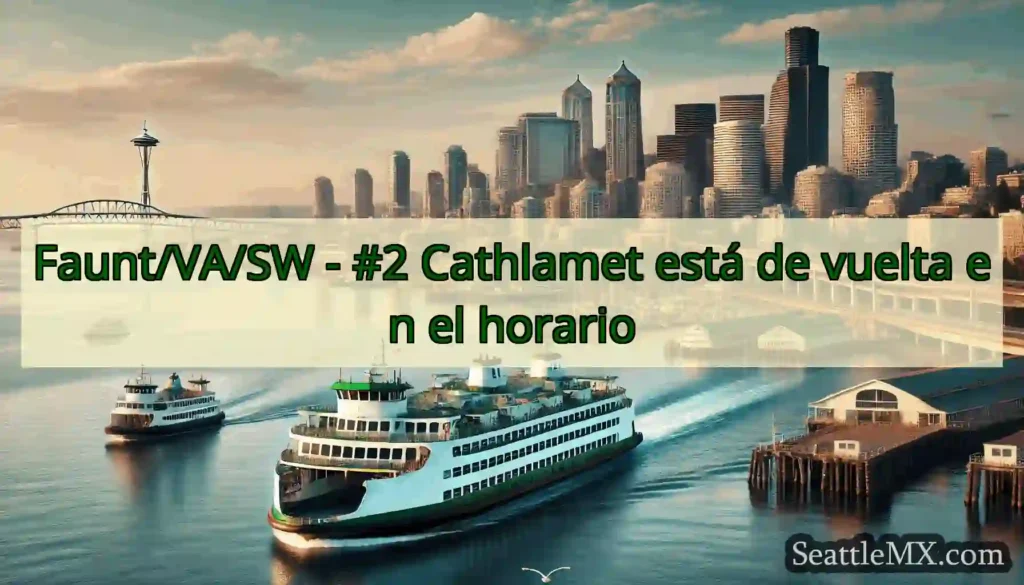 Faunt/VA/SW - #2 Cathlamet está de vuelta en el