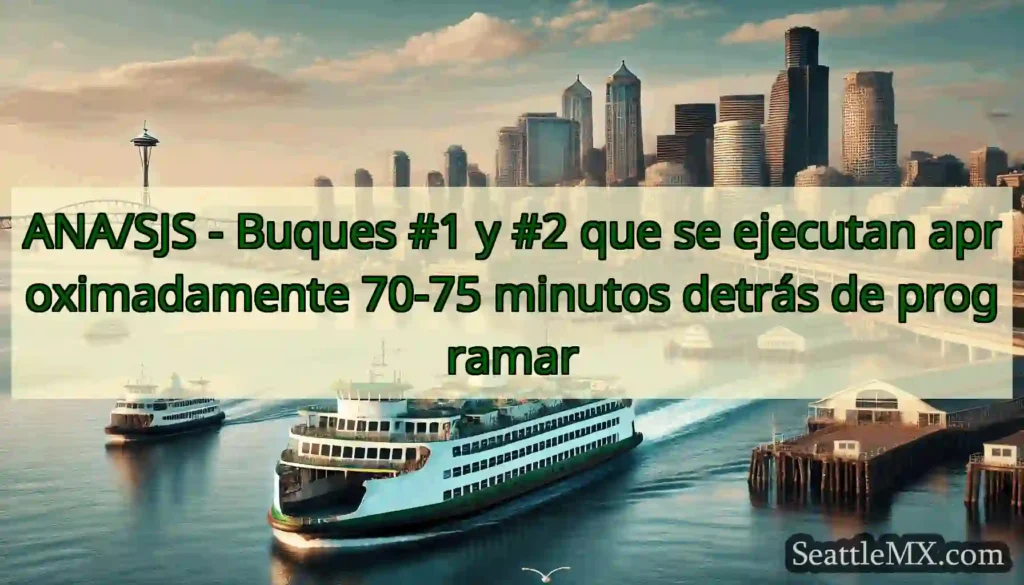 ANA/SJS - Buques #1 y #2 que se ejecutan