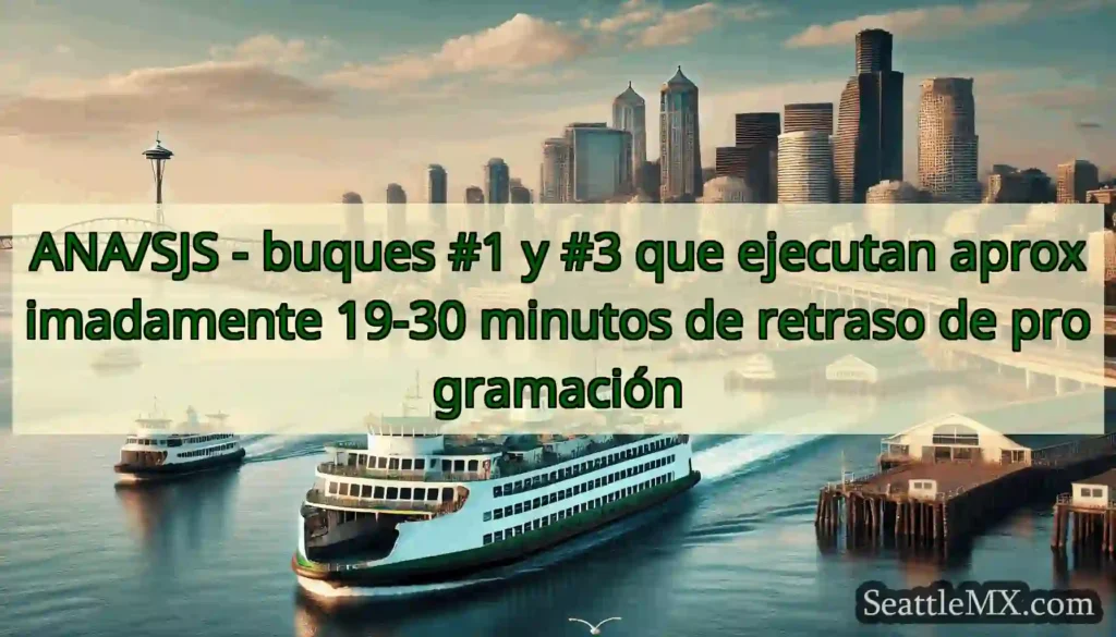 ANA/SJS - buques #1 y #3 que ejecutan