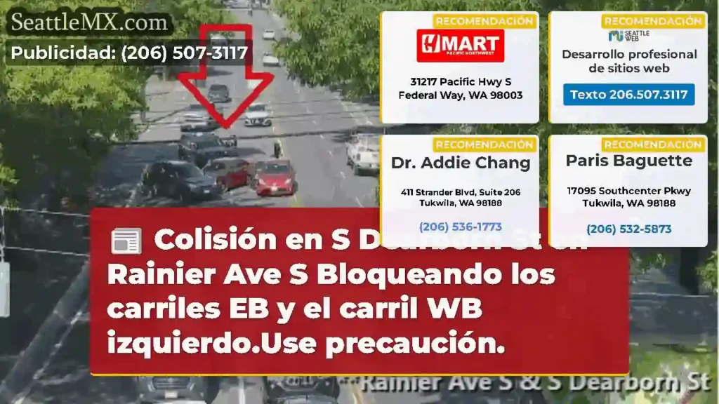 Colisión en S Dearborn St en Rainier Ave S