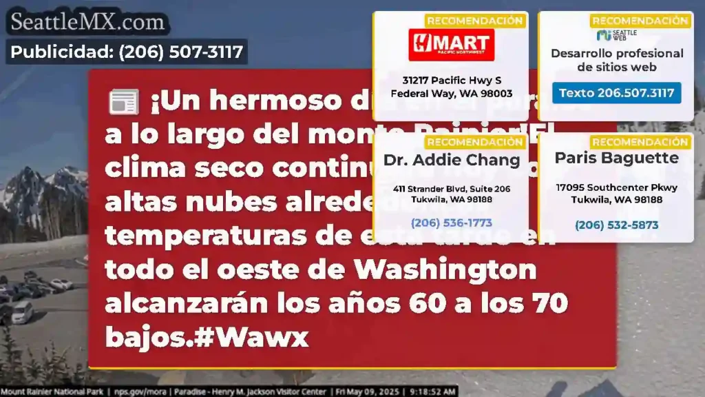 ¡Un hermoso día en el paraíso a lo largo del