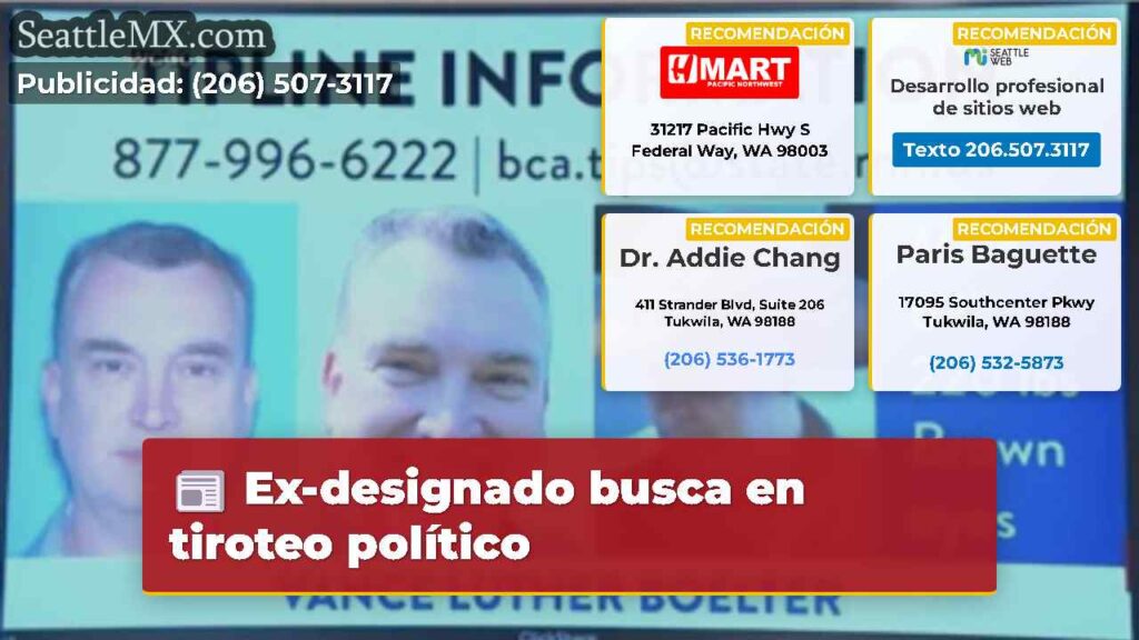 Ex-designado busca en tiroteo político