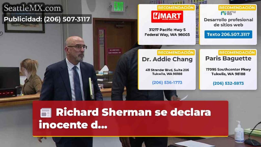 Richard Sherman se declara inocente d...