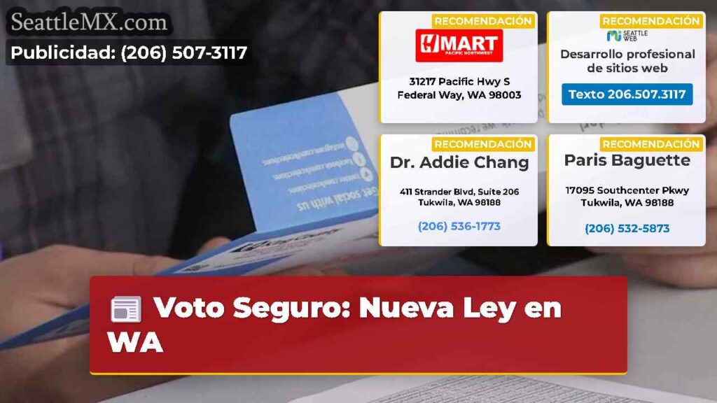 Voto Seguro: Nueva Ley en WA