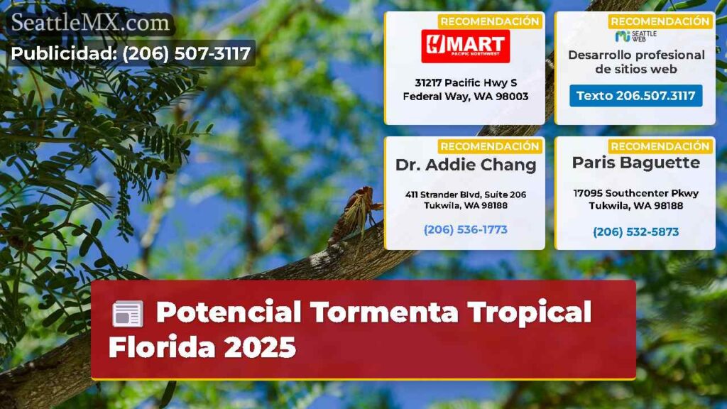 Potencial Tormenta Tropical Florida 2025