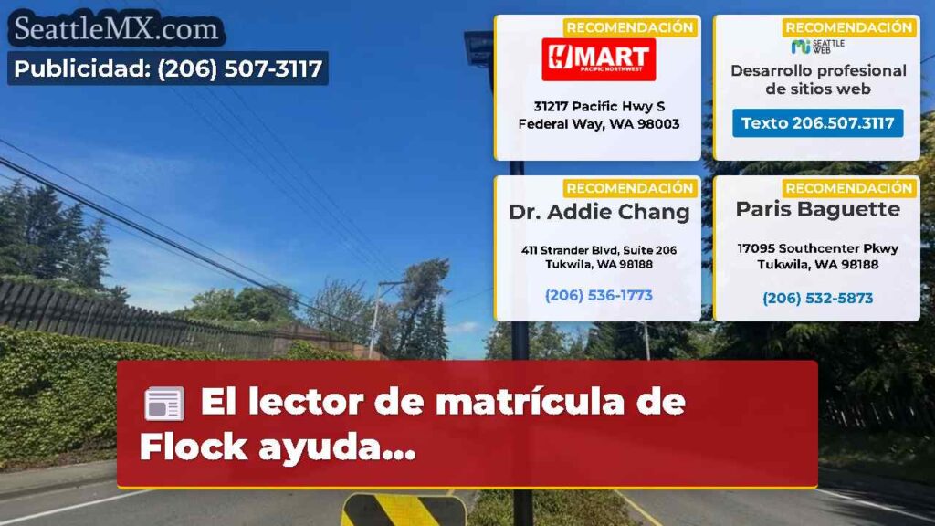 El lector de matrícula de Flock ayuda...