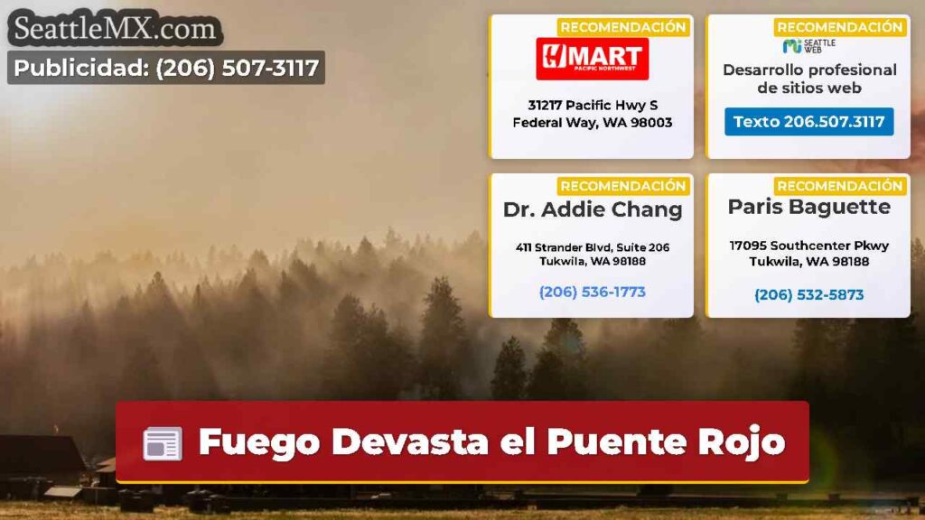 Fuego Devasta el Puente Rojo