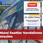 Mural Seattle Vandalismo y frustración