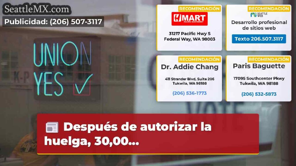 Después de autorizar la huelga, 30,00...