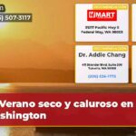 Verano seco y caluroso en Washington