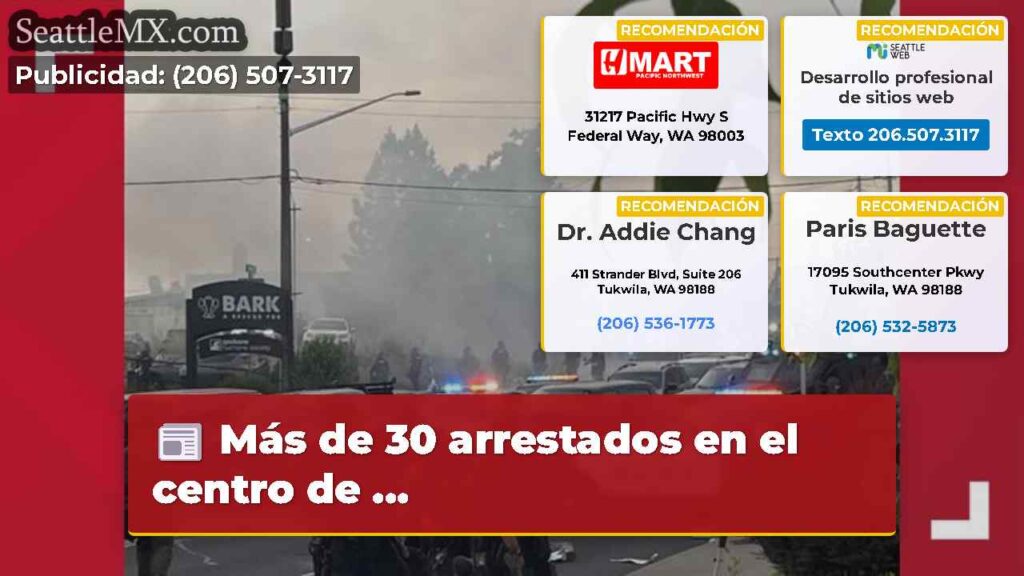 Más de 30 arrestados en el centro de ...
