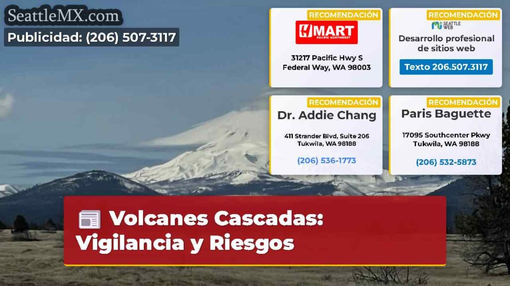 Volcanes Cascadas: Vigilancia y Riesgos