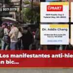 Los manifestantes anti-hielo usan bic…