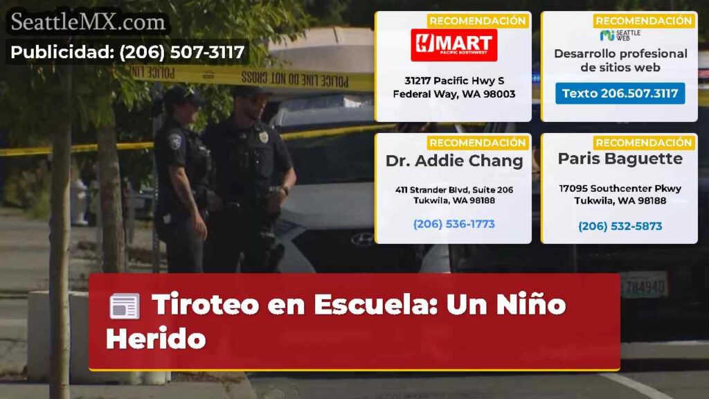 Tiroteo en Escuela: Un Niño Herido