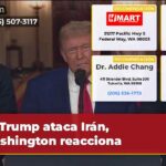 Trump ataca Irán Washington reacciona