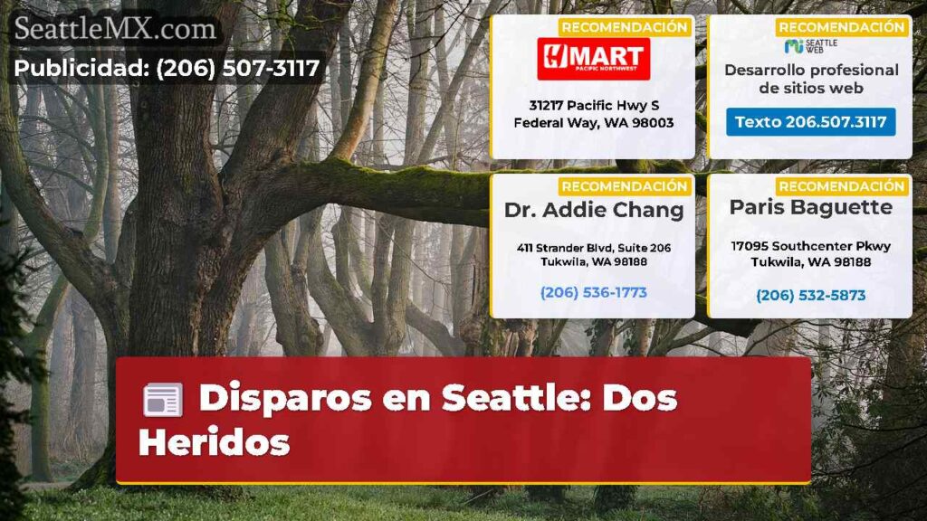 Disparos en Seattle: Dos Heridos