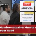 Hombre culpable Muerte del Trooper Gadd