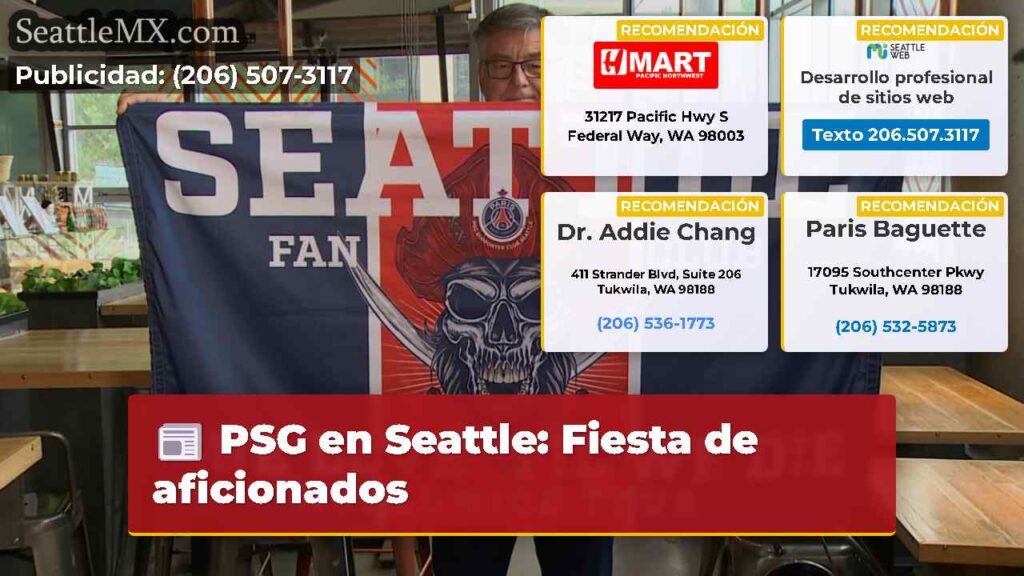 PSG en Seattle: Fiesta de aficionados