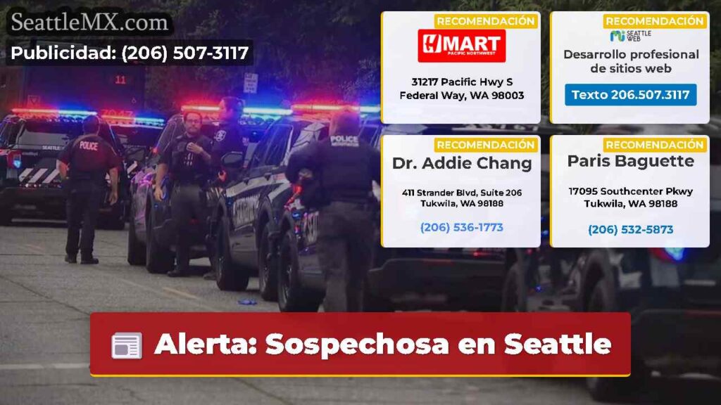 Alerta: Sospechosa en Seattle