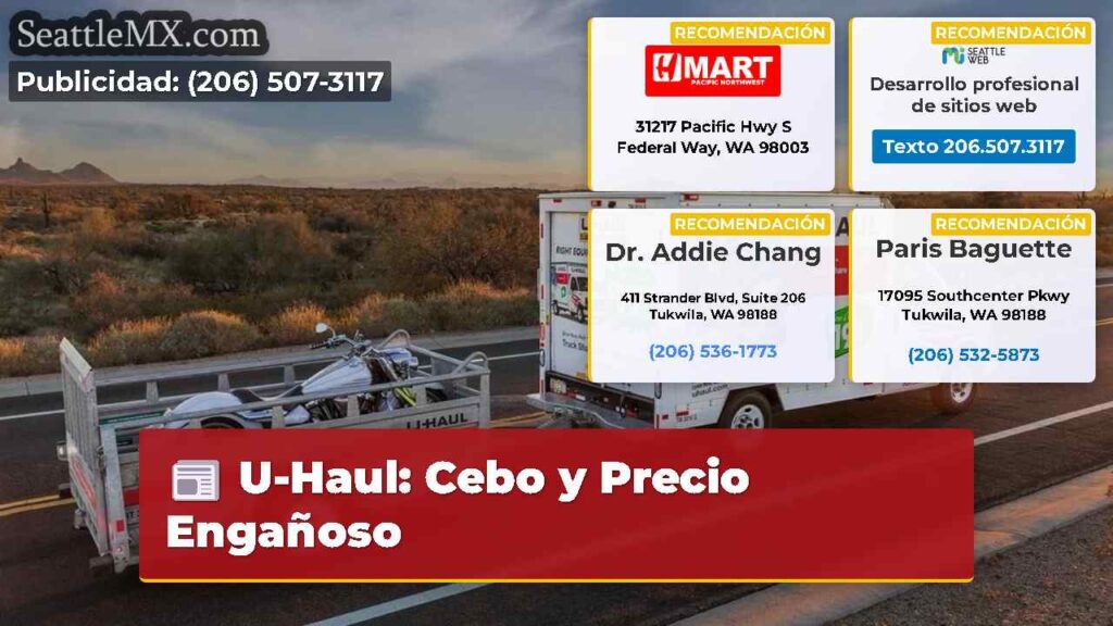 U-Haul: Cebo y Precio Engañoso