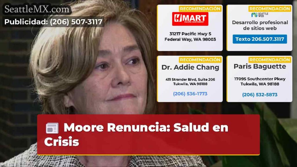 Moore Renuncia: Salud en Crisis