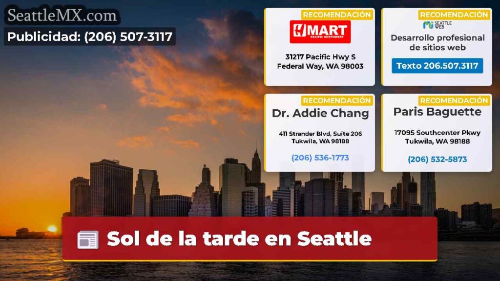 Sol de la tarde en Seattle