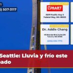 Seattle Lluvia y frío este sábado