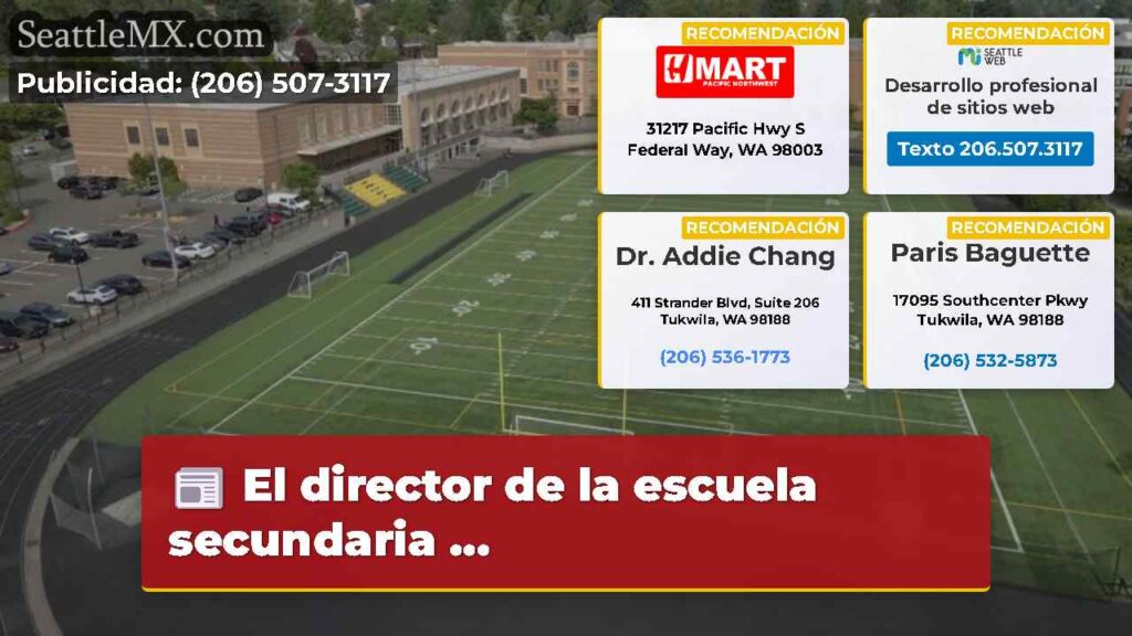 El director de la escuela secundaria ...