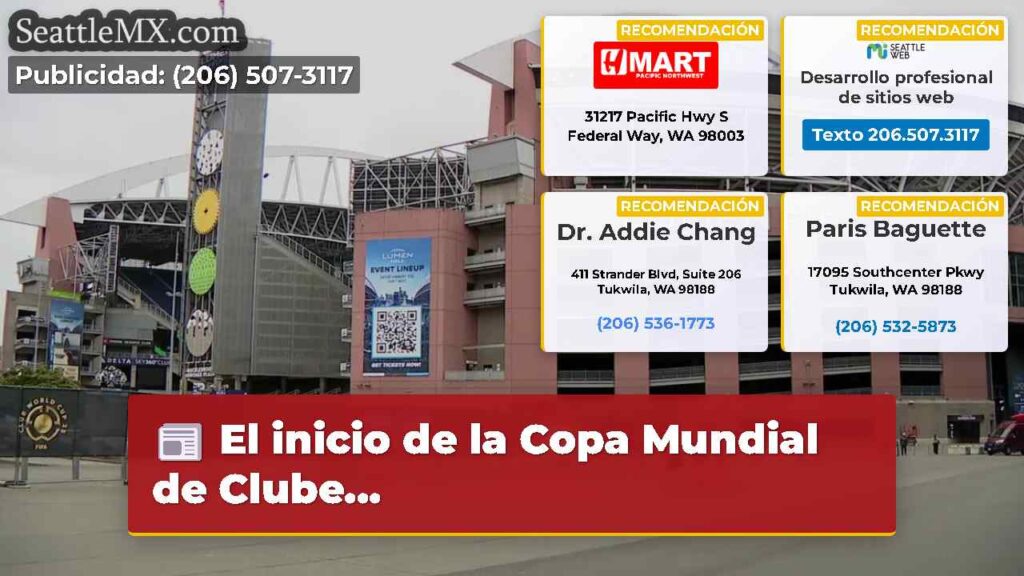 El inicio de la Copa Mundial de Clube...