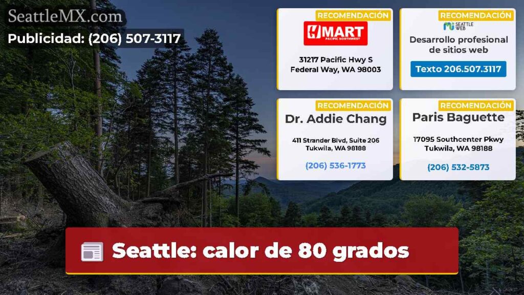 Home 8 Seattle: calor de 80 grados