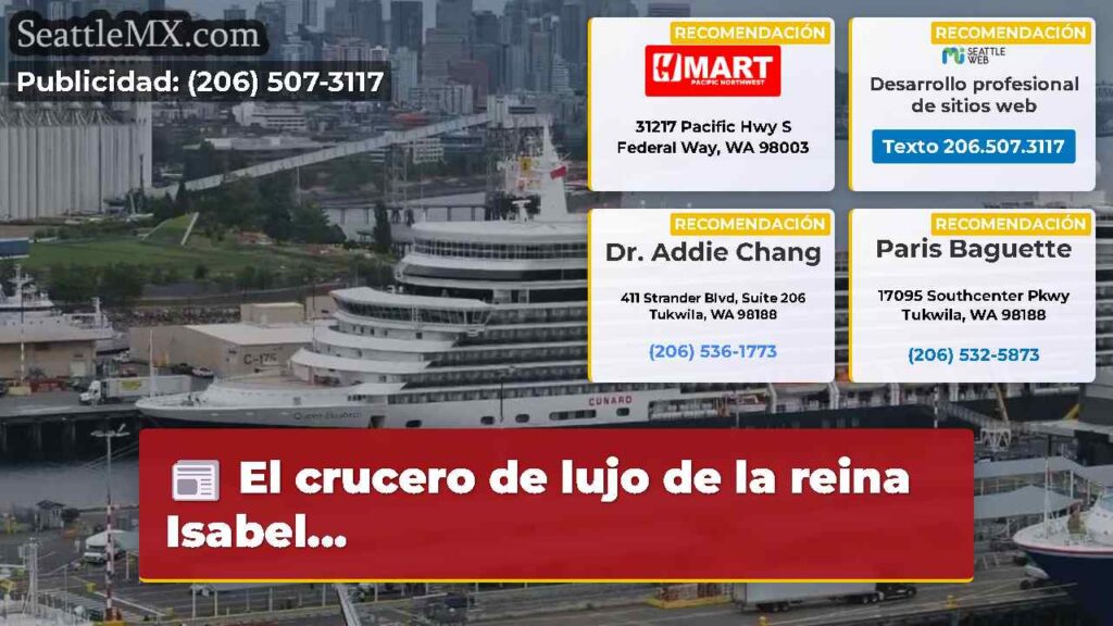 El crucero de lujo de la reina Isabel...