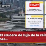 El crucero de lujo de la reina Isabel…