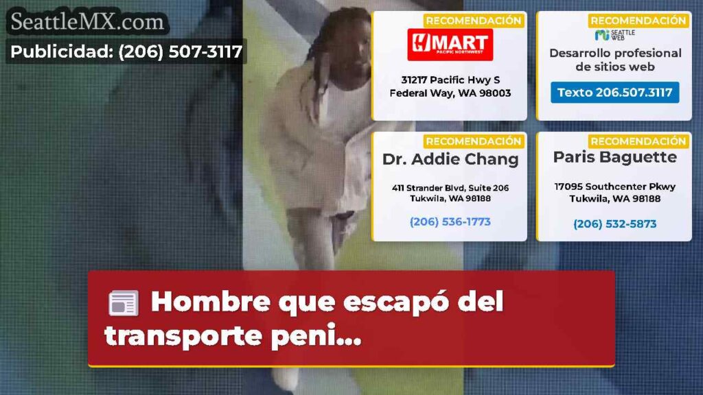 Hombre que escapó del transporte peni...
