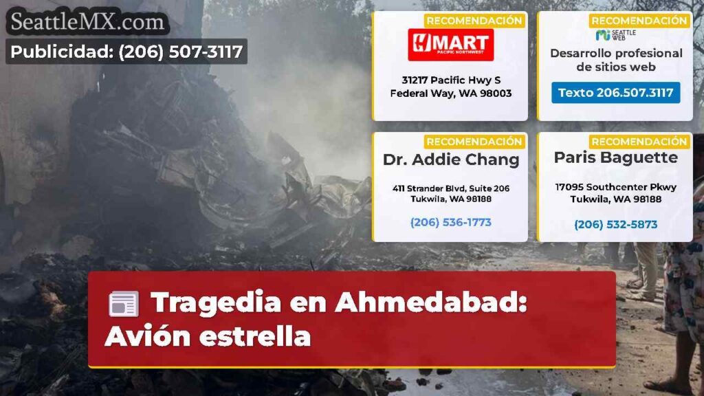 Tragedia en Ahmedabad: Avión estrella