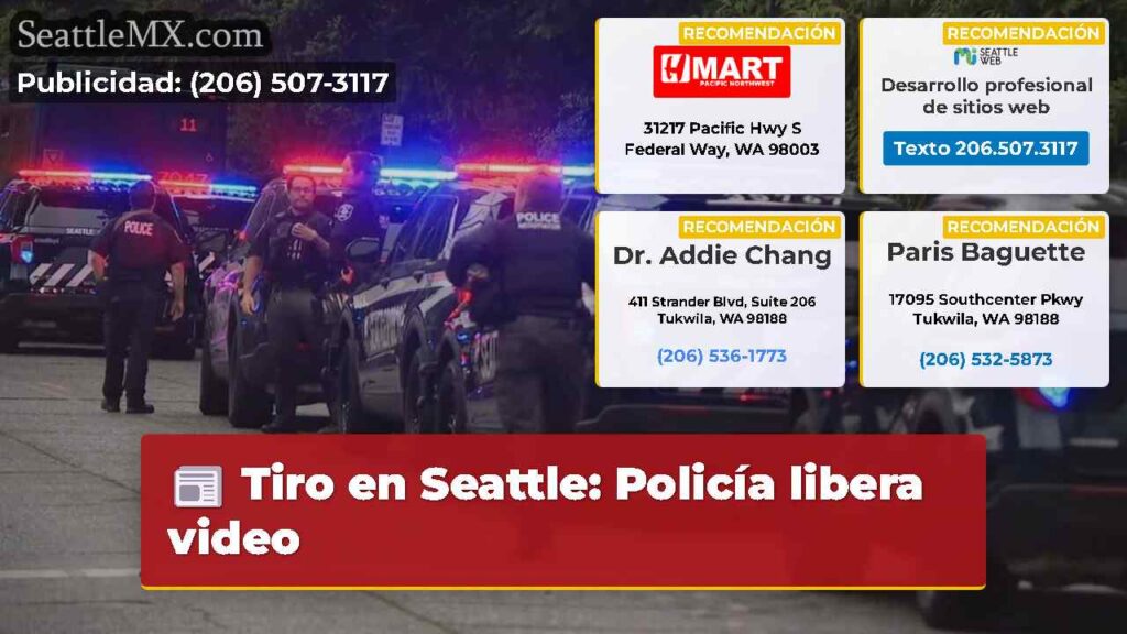 Tiro en Seattle: Policía libera video