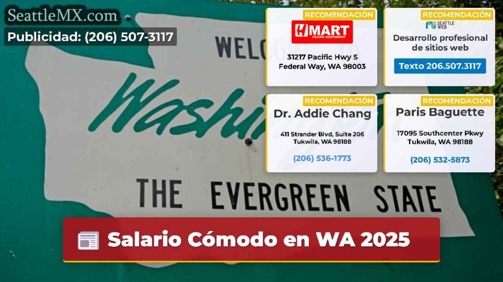 Salario Cómodo en WA 2025
