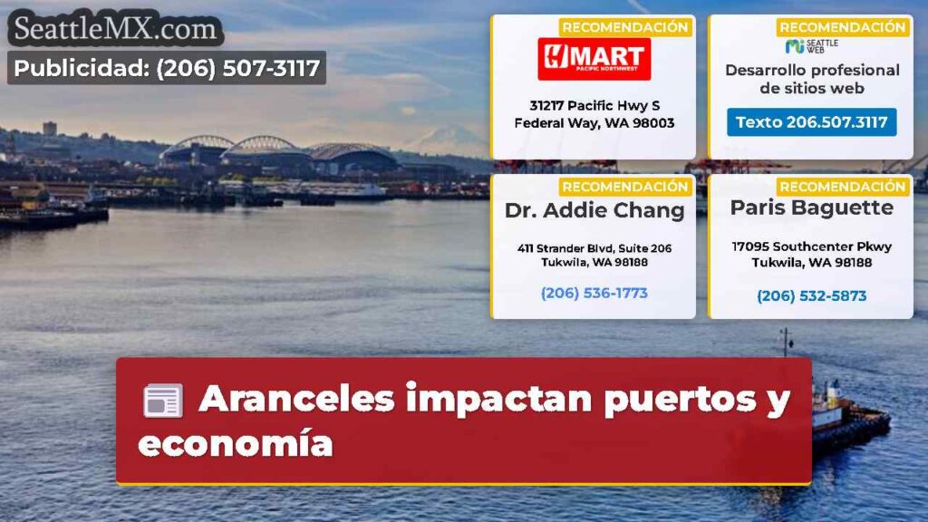 Aranceles impactan puertos y economía