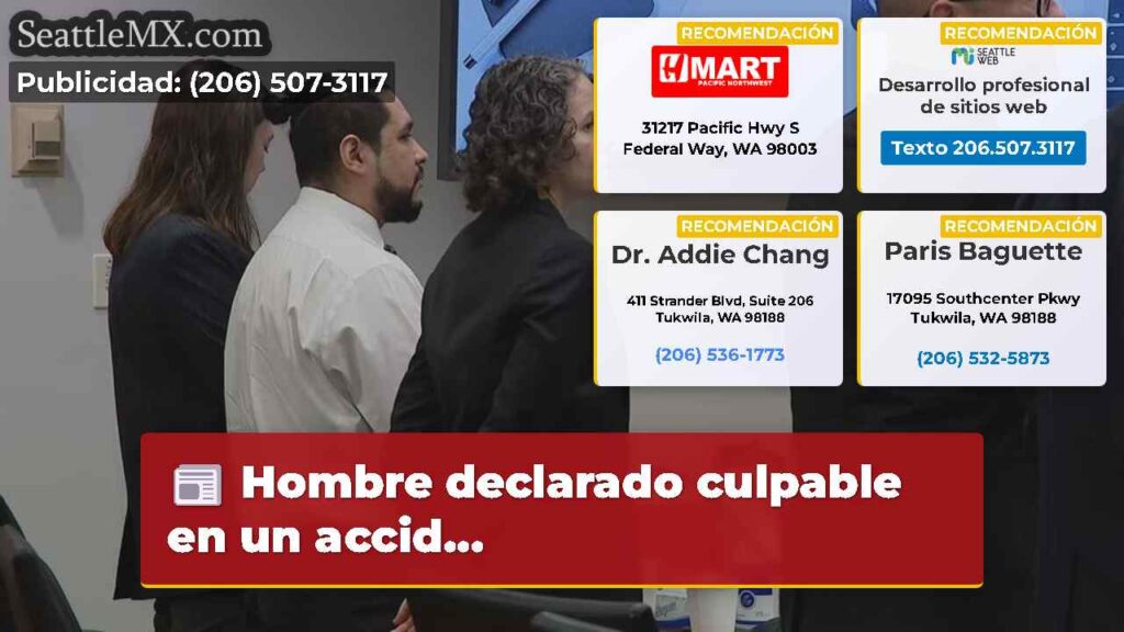 Hombre declarado culpable en un accid...