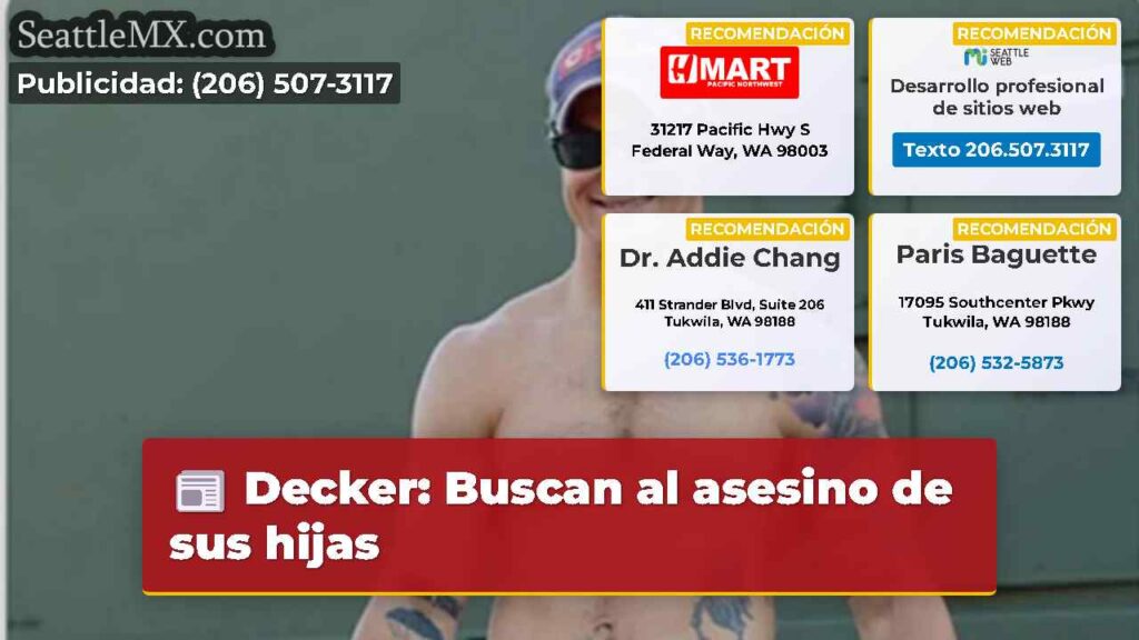 Decker: Buscan al asesino de sus hijas