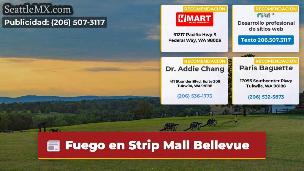 Fuego en Strip Mall Bellevue