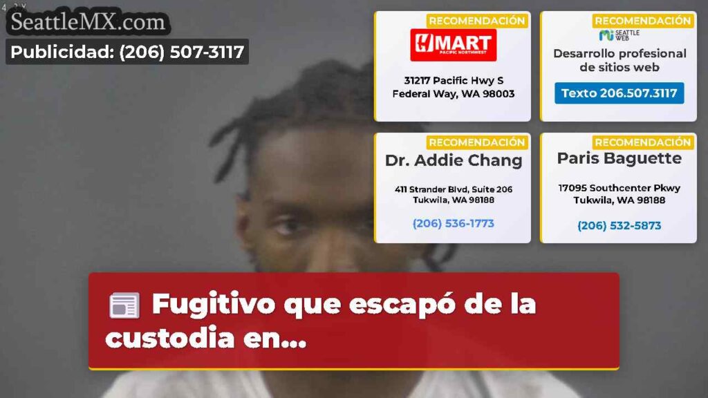 Fugitivo que escapó de la custodia en...