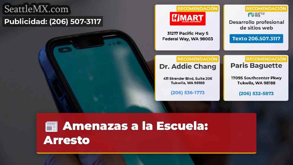Amenazas a la Escuela: Arresto