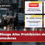 Riesgo Alto Prohibición de Quemaduras