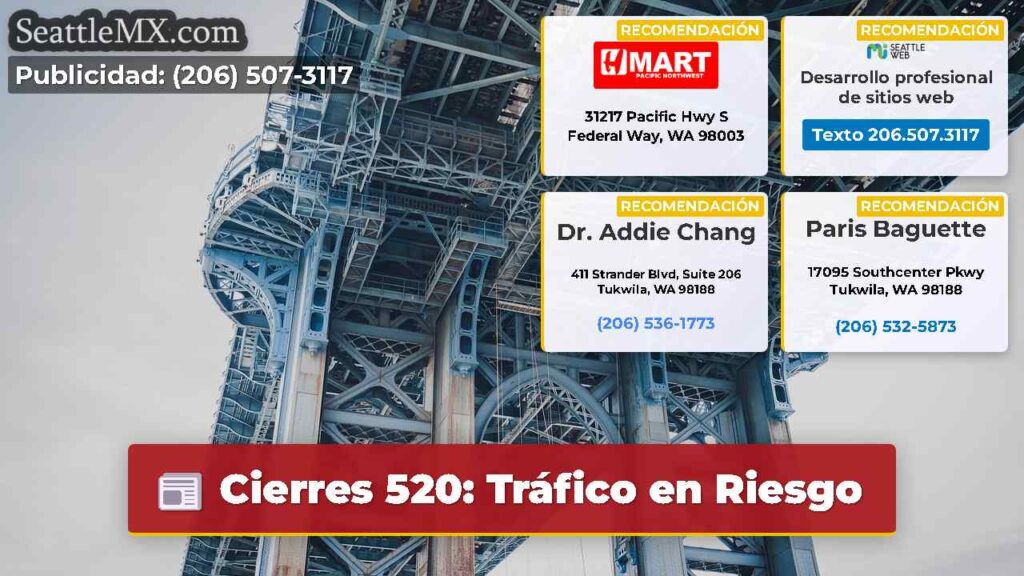 Cierres 520: Tráfico en Riesgo