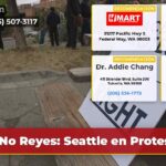 No Reyes Seattle en Protesta