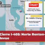 Cierre I-405 Norte Renton-Bellevue