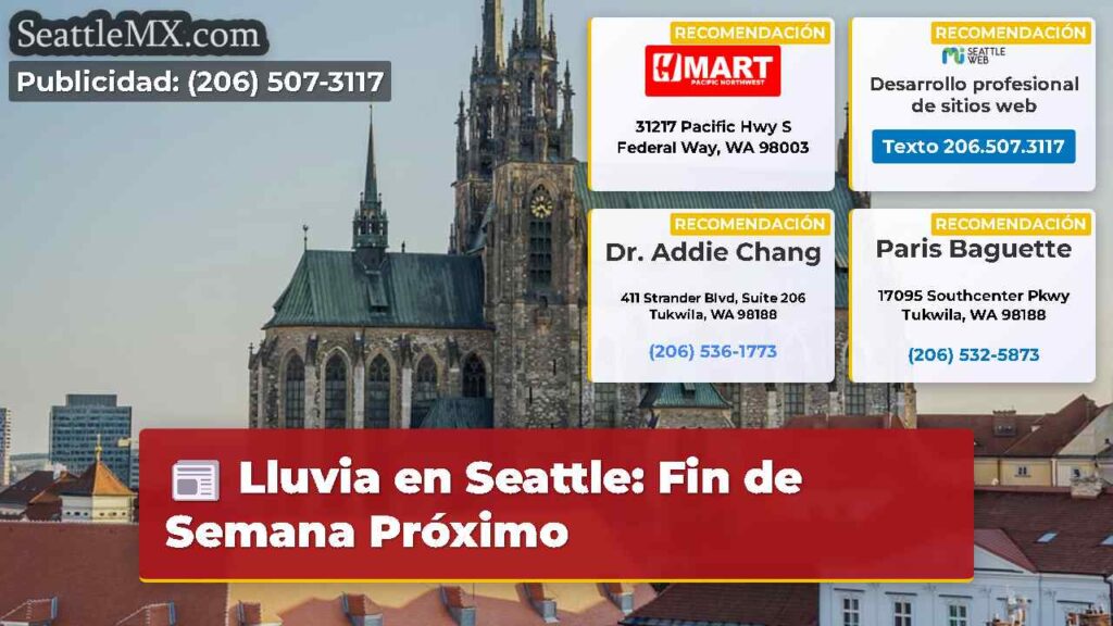 Lluvia en Seattle: Fin de Semana Próximo