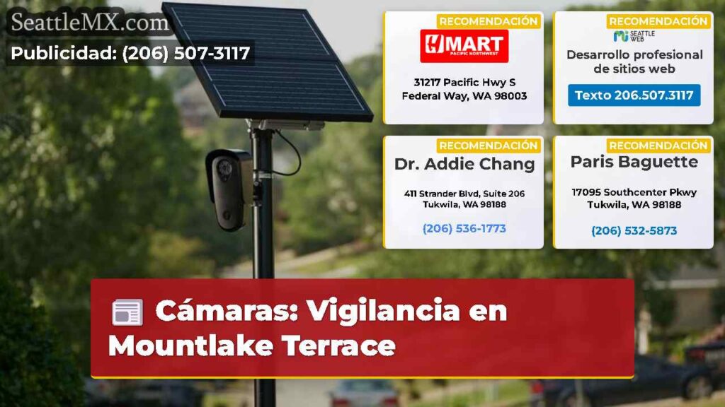 Cámaras: Vigilancia en Mountlake Terrace